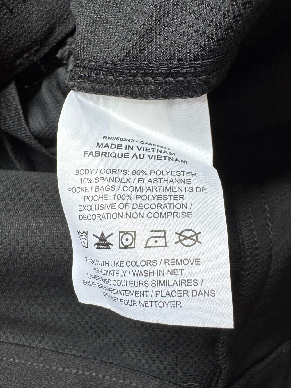 Mens Nike Dri Fit 10” Premium Golf Shorts Size 34 Black Like New - Picture 8 of 9